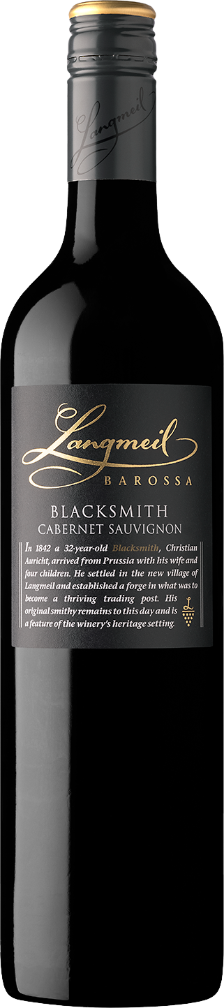 Langmeil Winery Blacksmith  Cabernet Sauvignon Malbec 2022 Barossa bottle